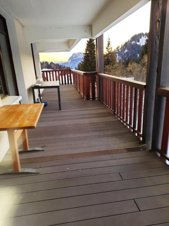 Les Terrasses Du Mont Blanc Apartment Le Praz de Lys Bagian luar foto